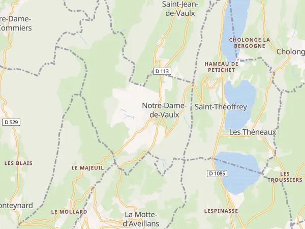 Plan de Notre-Dame-de-Vaulx