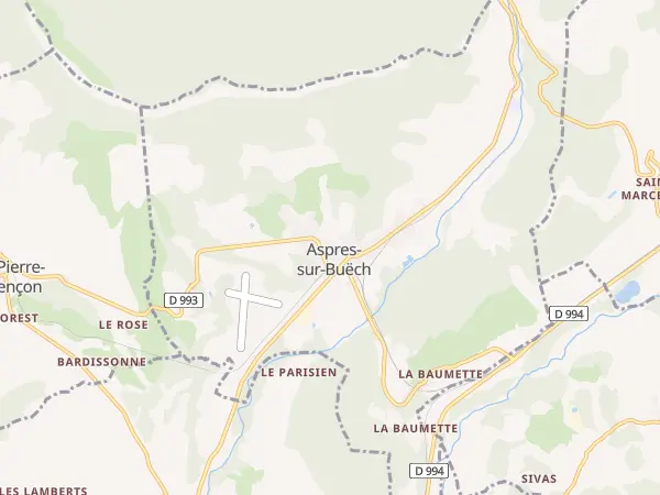 Plan de Aspres-sur-Buëch
