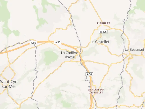 Plan de La Cadière-d’Azur