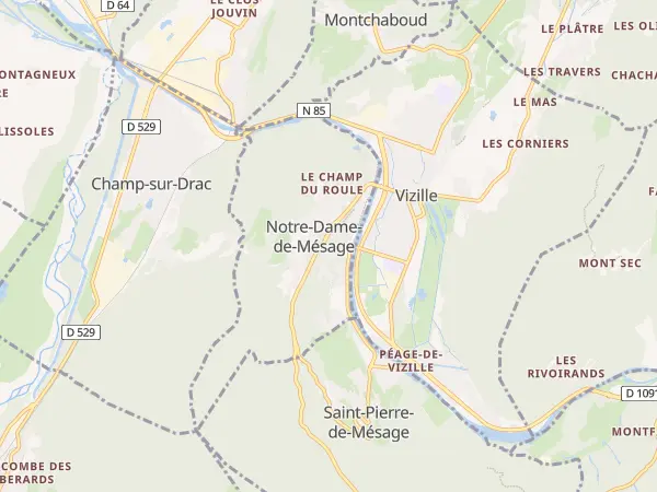 Plan de Notre-Dame-de-Mésage