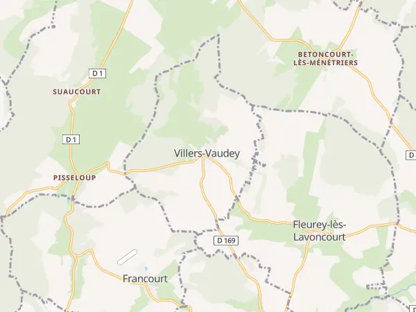 Plan de Villers-Vaudey