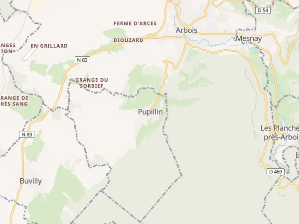 Plan de Pupillin