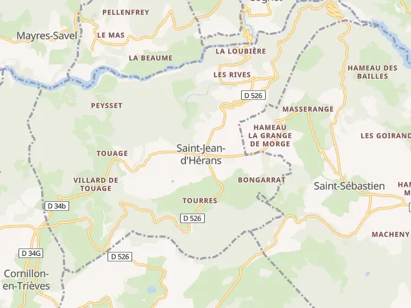 Plan de Saint-Jean-d’Hérans
