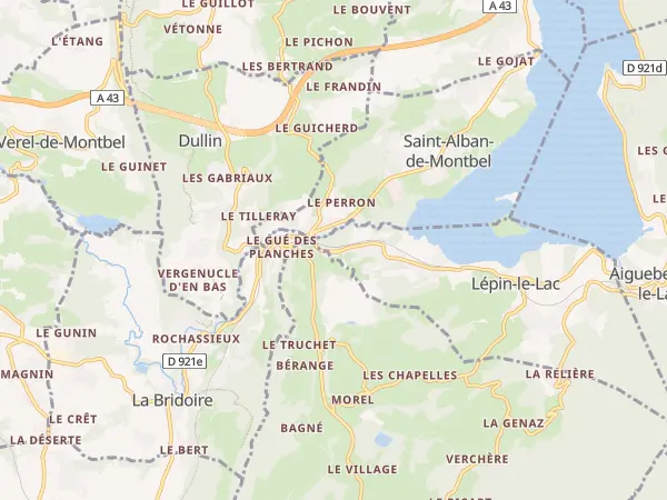 Plan de Lépin-le-Lac