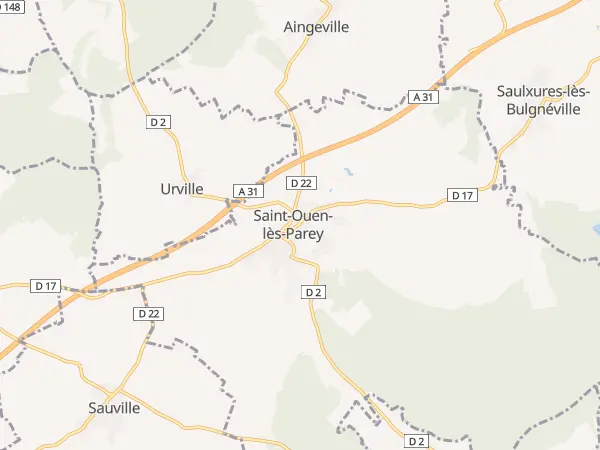 Plan de Saint-Ouen-lès-Parey