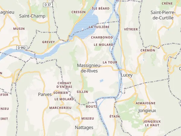 Plan de Massignieu-de-Rives