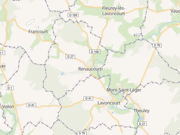 Plan de Renaucourt