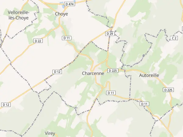 Plan de Charcenne