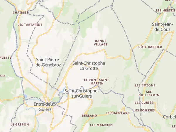 Plan de Saint-Christophe