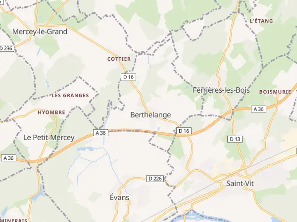 Plan de Berthelange