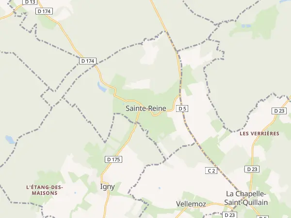 Plan de Sainte-Reine