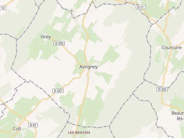 Plan de Avrigney-Virey