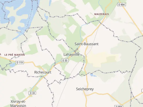 Plan de Lahayville