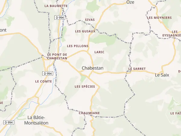 Plan de Chabestan