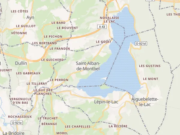 Plan de Saint-Alban-de-Montbel