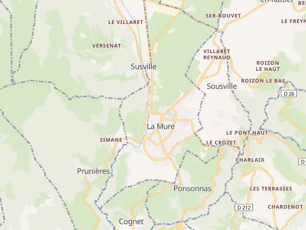 Plan de La Mure