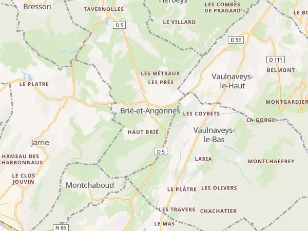Plan de Brié-et-Angonnes