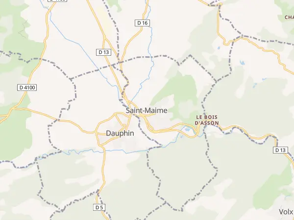 Plan de Saint-Maime
