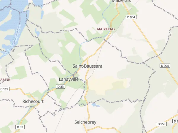 Plan de Saint-Baussant