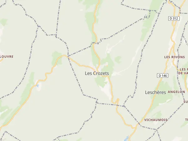 Plan des Crozets