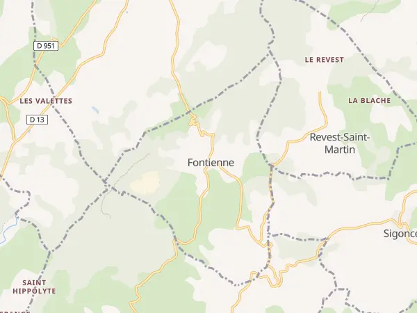Plan de Fontienne