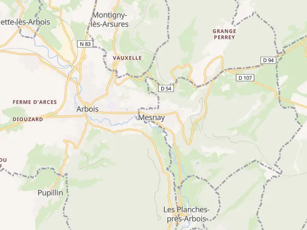 Plan de Mesnay