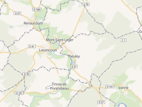Plan de Theuley