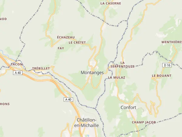 Plan de Montanges