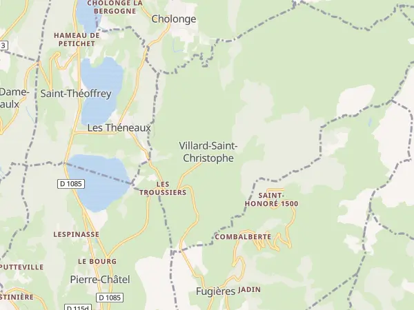 Plan de Villard-Saint-Christophe