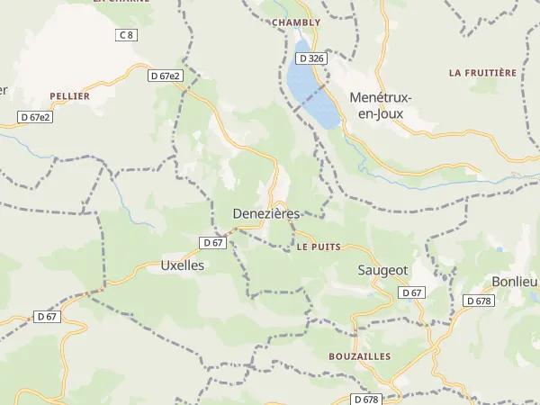 Plan de Denezières