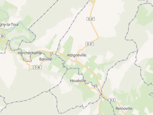 Plan de Attignéville