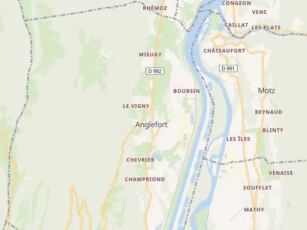 Plan de Anglefort
