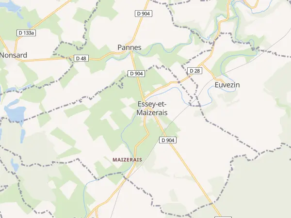 Plan de Essey-et-Maizerais