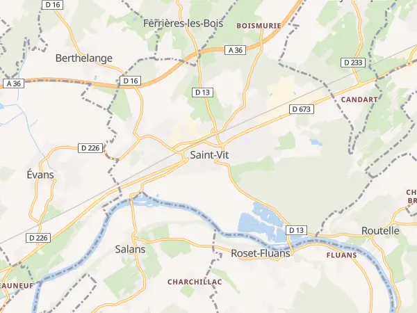 Plan de Saint-Vit