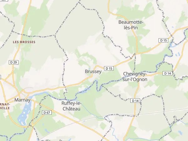 Plan de Brussey