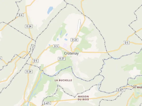 Plan de Crotenay