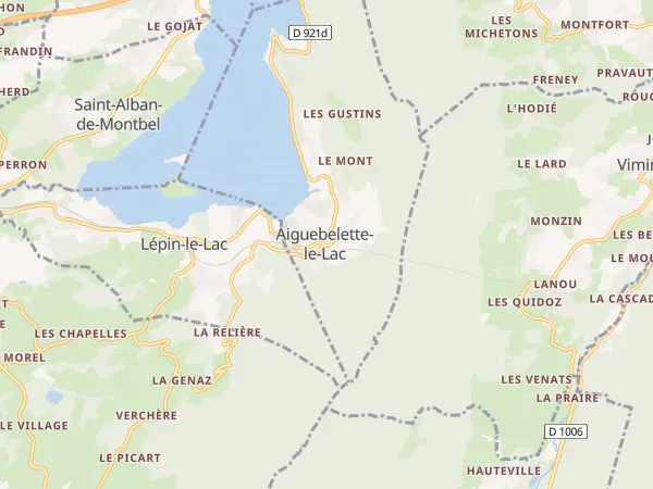 Plan de Aiguebelette-le-Lac