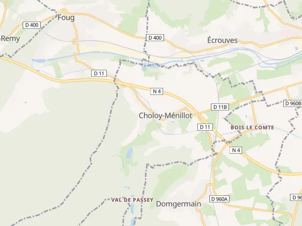 Plan de Choloy-Ménillot