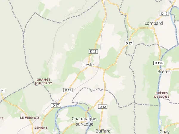 Plan de Liesle