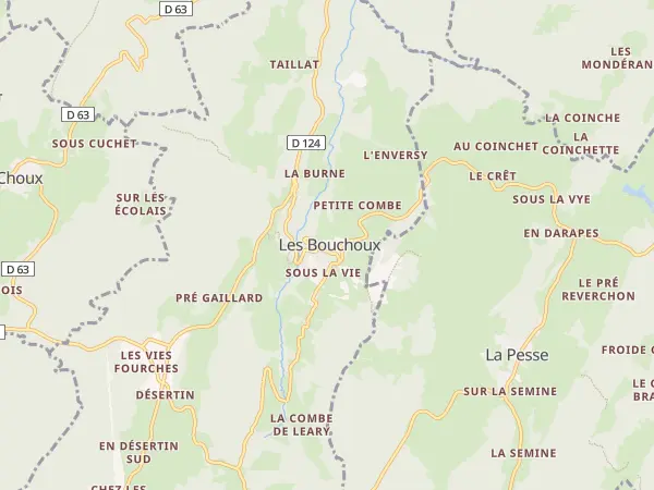 Plan des Bouchoux