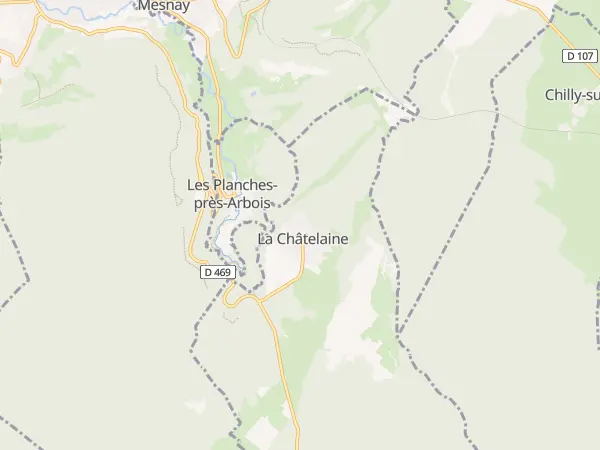 Plan de La Châtelaine