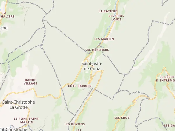 Plan de Saint-Jean-de-Couz