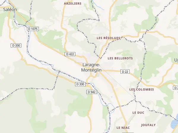 Plan de Laragne-Montéglin