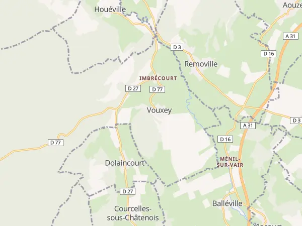 Plan de Vouxey