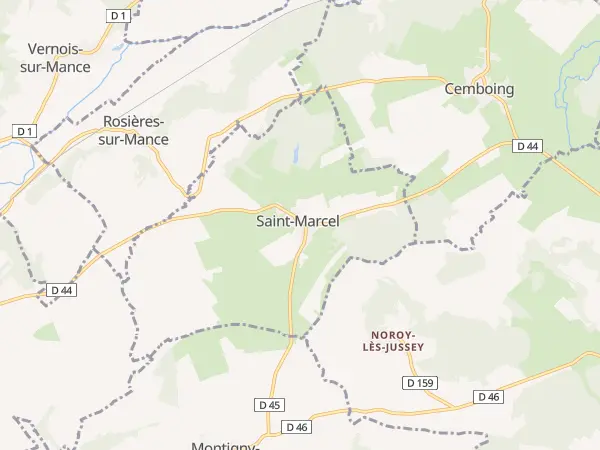 Plan de Saint-Marcel