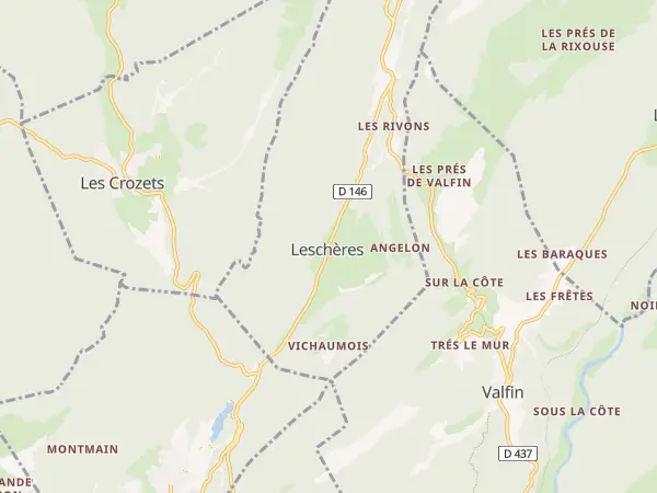 Plan de Leschères