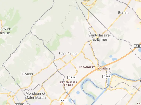 Plan de Saint-Ismier