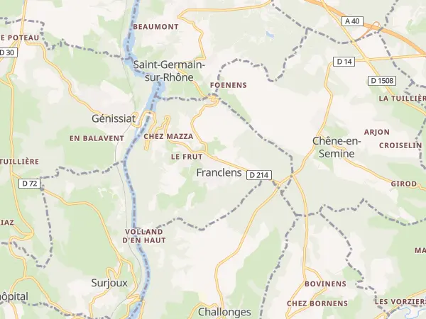 Plan de Franclens