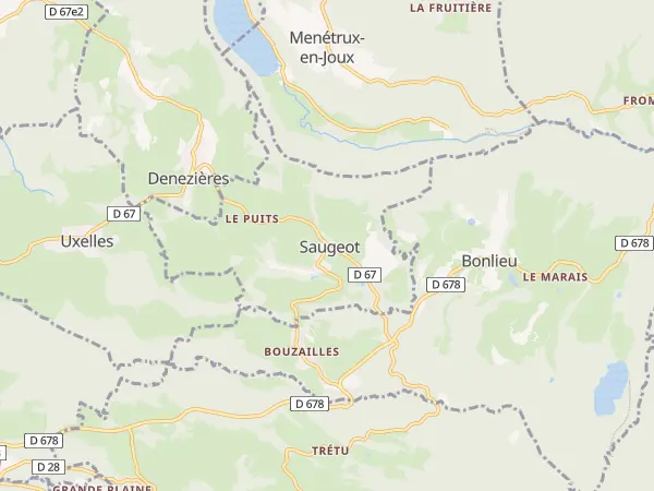 Plan de Saugeot