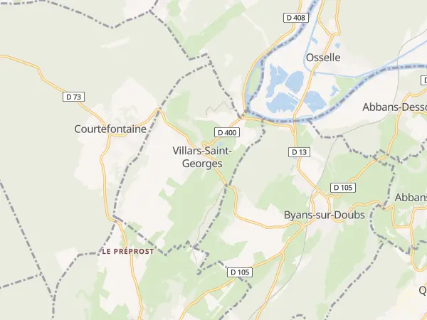 Plan de Villars-Saint-Georges